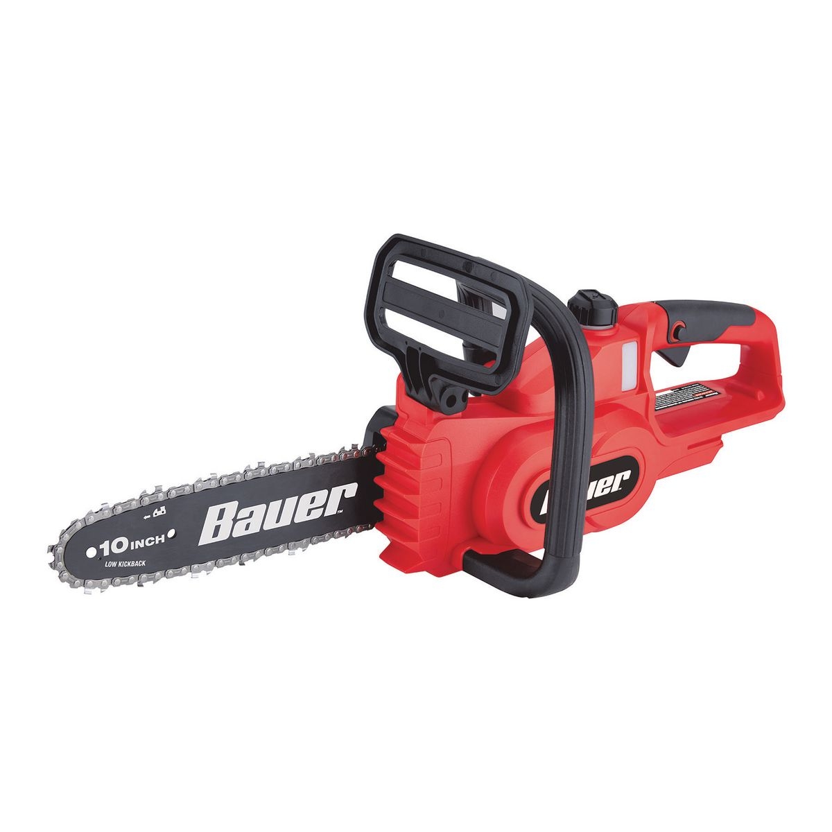 Seesii 8-inch mini chainsaw, demonstrating its power.